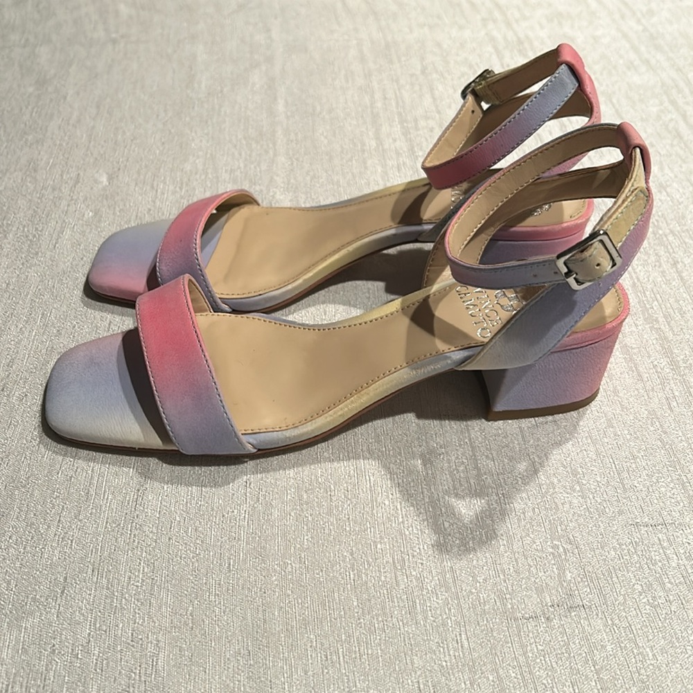 Vince Camuto Ombre Open Toe Sandal Heels - Picture 3 of 7